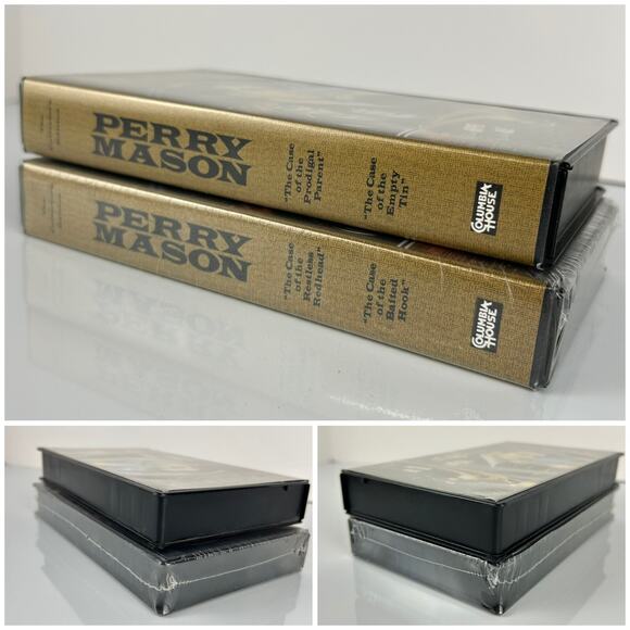 2x Perry Mason Collector's Edition VHS Tapes 4 Episodes '57 '58 -EUC & 1 NEW - Picture 14 of 16